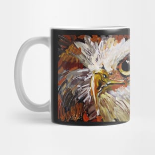 Ozzie Famous Bald Eagle Textured Painting Mug